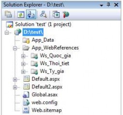 Hình 5 14 Danh sách các Web Services được tham chiếu Thiết kế màn hình Hình 11