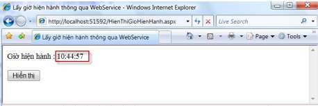 Hình 5 11 Kết quả sử dụng dịch vụ Web Services 5 5 2 Sử dụng Web Services 7