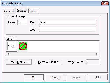 Hình 4 1 Hộp thoại Property Pages 4 2 2 Thêm phần tử ảnh cho ImageList vào lúc thi 1