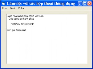 Bài tập 3 Lập chương trình sử dụng điều khiển Toolbar tạo một thanh công 4