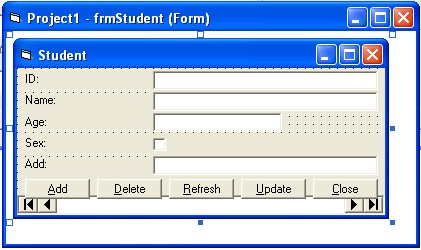 Bước 5 Chỉnh sửa form cho hợp lý 5 3 Các đối tượng truy cập dữ liệu Ta có 10