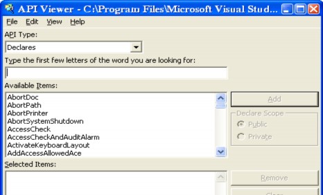 Hình 1 3 Danh sách hàm trong Win32API Kích chuột chọn một hàm trong danh sách chẳng 3