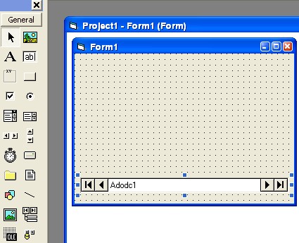 Hình 5 12 Điều khiển Adodc Tên mặc định của điều khiển này là Adodc1 chúng 1