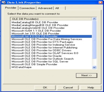 Hình 5 15 Hộp thoại Data Link Properties Sau khi nhấn nút Next cửa sổ chuyển sang 5