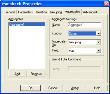 Bước 3 Nhấn nút OK để đóng hộp thoại Bước 4 Kéo trường Aggregate1 từ 5