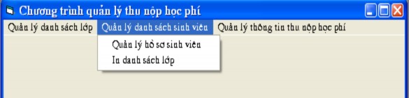 c Lập trình xử lý các yêu cầu  Quản lý hồ sơ sinh viên  Quản lý danh 8