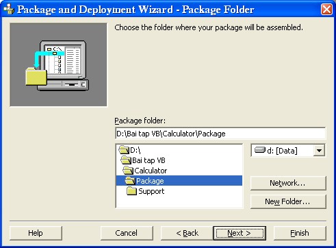 Hình 5 21 Hộp thoại Package and Deployment Wizard Package Folder Bước 7 Trong hộp 5
