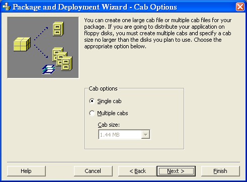 Hình 5 23 Hộp thoại Package and Deployment Wizard Cab Options Bước 9 Trong hộp thoại 1