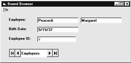 Bài tập 2 Sử dụng DBCombo tạo form duyệt bảng Title với Publishers‟ ID và Name 4