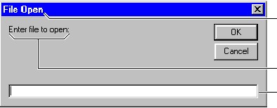 Tiêu đề của hộp thoại Thông báo Hộp văn bản Hình 2 5 Hộp nhập dữ liệu 4