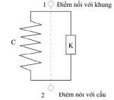 Hình 8 5 Sơ đồ dao động tương đương của hệ thống treo Thông thường d 6 5 4