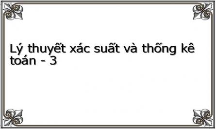 Lý thuyết xác suất và thống kê toán - 3