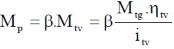 Trong đó Như vậy ta có Trong đó β 1 2 ÷ 1 3 – Hệ số an toàn của phanh 6