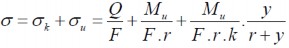 1 2 Trong đó r là bán kính cong trục trung hòa của móc ở tiết diện đang 10