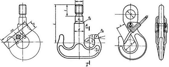 Hình 1 5 Các loại móc cẩu a Tính toán móc đơn Móc nâng đã được tiêu chuẩn 2