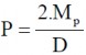 Bề rộng đai phanh B được tính toán dựa vào áp lực riêng cho phép Trong đó 3