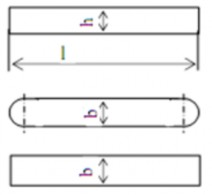 Hình 5 30 Then đầu tròn và then đầu bằng 5 4 1 2 Các kích thước chủ yếu của 7