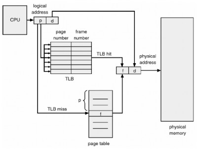 Hình 3 16 Phần cứng phân trang với TBL Phần trăm thời gian mà số trang xác định 1