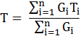 Trong đó T tuổi thọ trung bình của các thiết bị G i Giá trị kết toán của 1