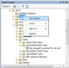 Hình 3 23 Tạo bảng dữ liệu Bước 2 Nhập tên trường dữ liệu Chọn kiểu 20