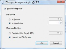 Hình 3 12 Khai báo tự động tăng dung lượng Bước 9 Chọn OK Khi đó cơ sở 3