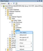 Hình 3 33 Tạo ràng buộc duy nhất Bước 2 Nhập tên ràng buộc tại mục Index 3