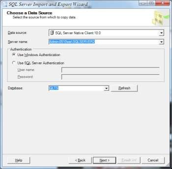 Hình 3 66 Chọn dữ liệu nguồn Bước 3 Chọn cơ sở dữ liệu đích Chọn 16