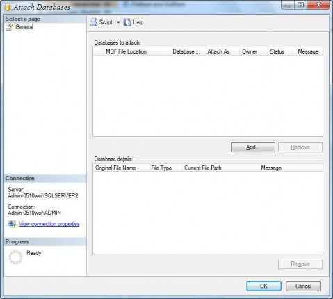 Hình 3 79 Cửa sổ Attach Bước 2 Chọn nút Add Xuất hiện cửa sổ liệt kê danh 16