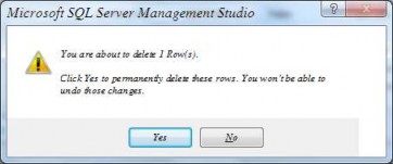 Hình 3 75 Xác nhận việc xóa bản ghi Dùng câu lệnh T SQL Bước 1 Chọn nút New 9