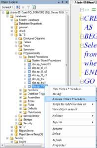 Hình 4 7 Thực thi thủ tục lưu trữ bằng công cụ MS Bước 2 Nhập giá trị cho 10