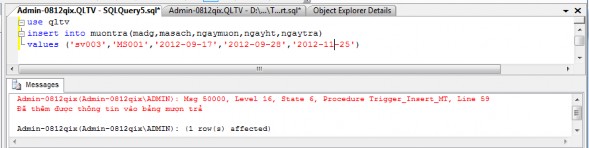 2 Khi xóa bản ghi Trigger của sự kiện này sẽ tự động kích hoạt khi dữ liệu 4