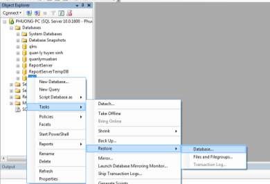 Hình 6 6 Thao tác phục hồi dữ liệu Bước 2 Chọn nguồn khôi phục trong mục 7