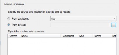 Hình 6 8 Khôi phục dữ liệu từ thiết bị lưu trữ Click chọn tên file sao lưu 9