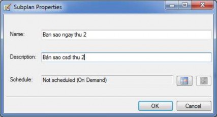 Hình 6 15 Khai báo kế hoạch chi tiết Bước 4 Lập lịch Tại mục Schedule chọn 3