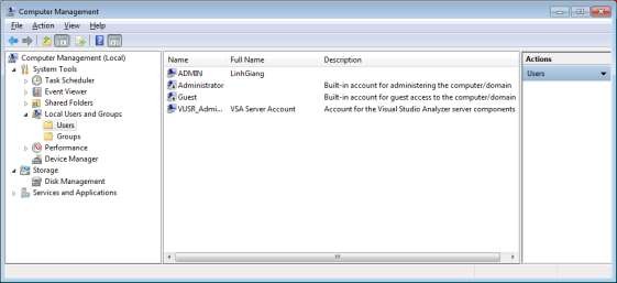 Hình 7 5 Màn hình tạo tài khoản trong windows Bước 2 Chọn User Chọn chuột 12