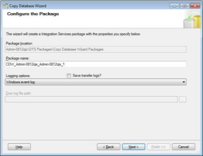 Hình 6 34 Cấu hình cho gói sao chép Bước 9 Chọn chế độ thực thi Chọn nút 3