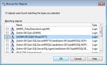 khoản Hình 7 23 Chọn tên người dùng Bước 4 Trong mục Default Schema nhấp 3