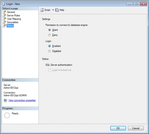 Hình 7 27 Chọn chế độ Login Chương 8 SQL SERVER VÀ LẬP TRÌNH ỨNG DỤNG 8 1 Các 8