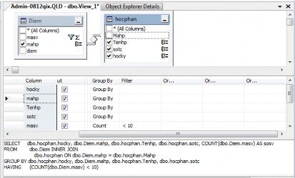 Hình 9 37 Thiết kế View ý 3 Bước 5 Lưu view 4 Đưa ra các thông tin họ và tên 12