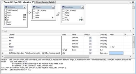Hình 9 38 Thiết kế View ý 4 Bước 5 Lưu view 5 Đưa ra các thông tin họ và tên 13
