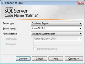 Hình 1 23 Cửa sổ đăng nhập Sau hộp thoại Connect to Server cho vào cửa sổ 5