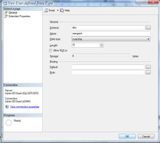 Hình 2 2 Thiết lập các thông số cho kiểu dữ liệu người dùng Sử dụng câu 2