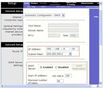 Hình 5 11 Mục Basic Setup Trên tab Wireless Basic Wireless Settings điền tên 1