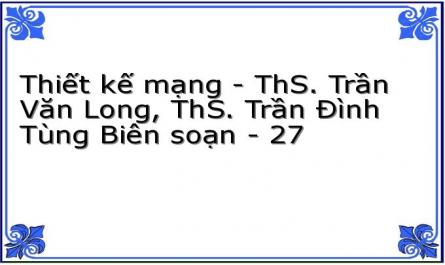Thiết kế mạng - ThS. Trần Văn Long, ThS. Trần Đình Tùng Biên soạn - 27