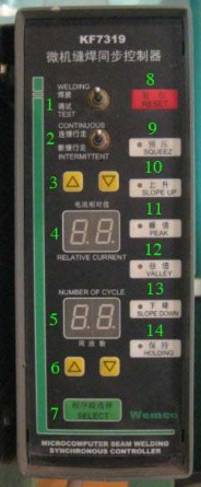 Chú thích Hình 2 3 Van giảm áp Hình 2 4 Bảng điều khiển chế độ hàn 1 Công 6