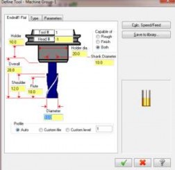 Hình 3 14 Loại dụng cụ cắt Hình 3 15 Thông số của dụng cụ cắt Ta lựa 26