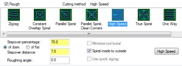 Hình 3 18 Kiểu chạy dao Stepover distance Bước tiến dao Ngoài ra ta còn phải chọn 29