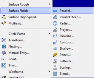 4 Thiết lập Surface thông số gia Parameters công Finish Parallel Parameters 5 Mô phỏng 15