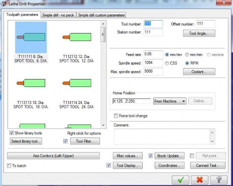 Hình 5 2 8 Hộp thoại chọn mũi khoan Nhập các thông số cắt gọt chọn kiểu 13