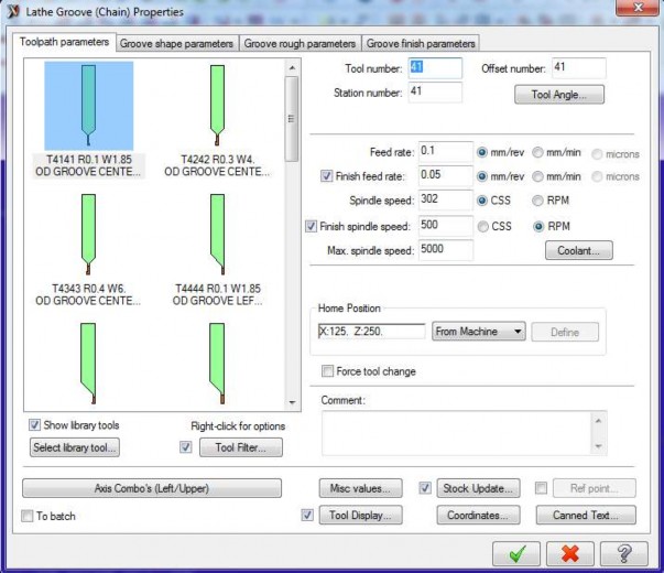 Hình 5 2 2 Hộp thoại chọn kiểu dao Ở cửa sổ này các bước chọn giống như 3